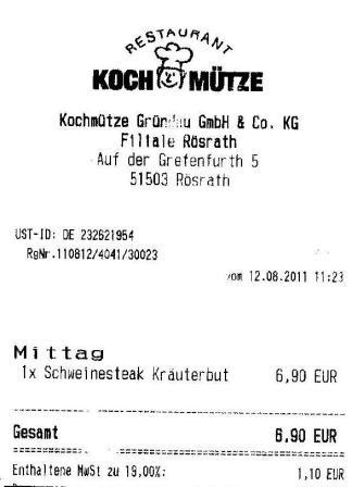 prle Hffner Kochmtze Restaurant